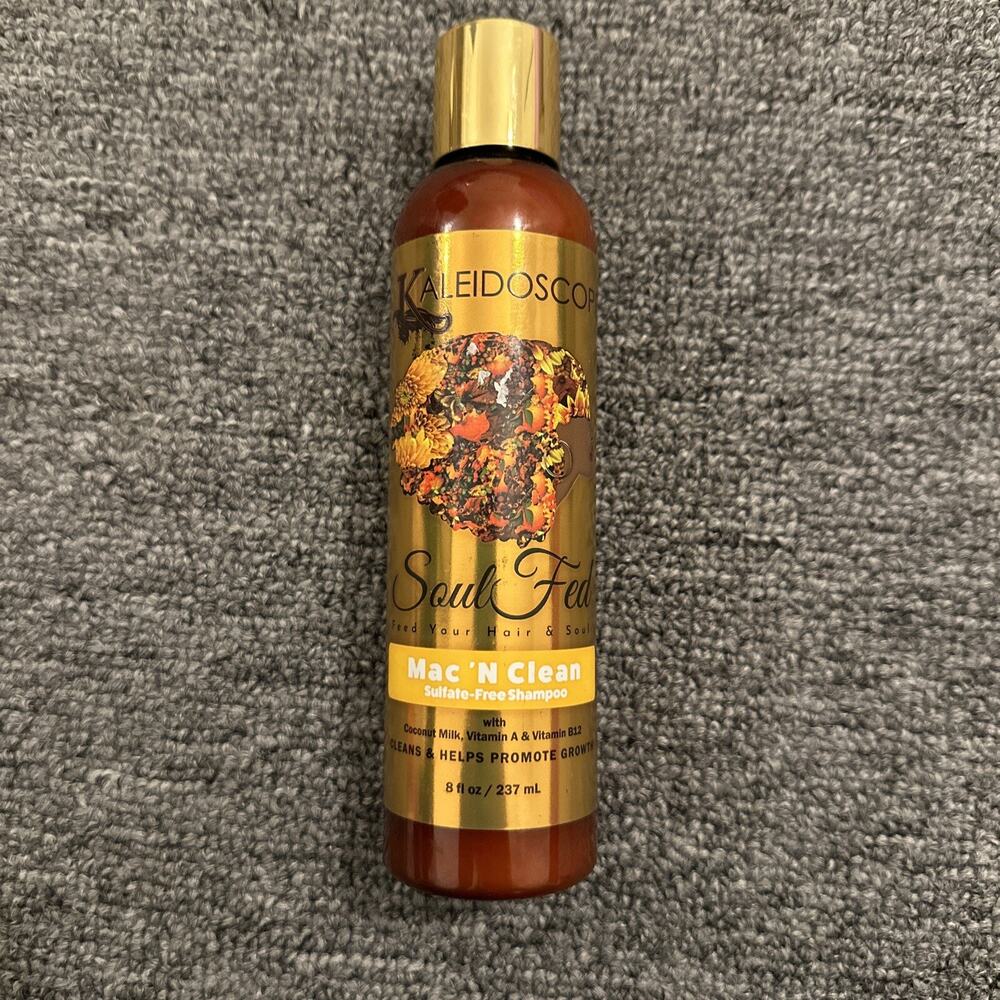 Kaleidoscope Soul Fed Mac N' Clean shampoo 8 fl oz promotes growth